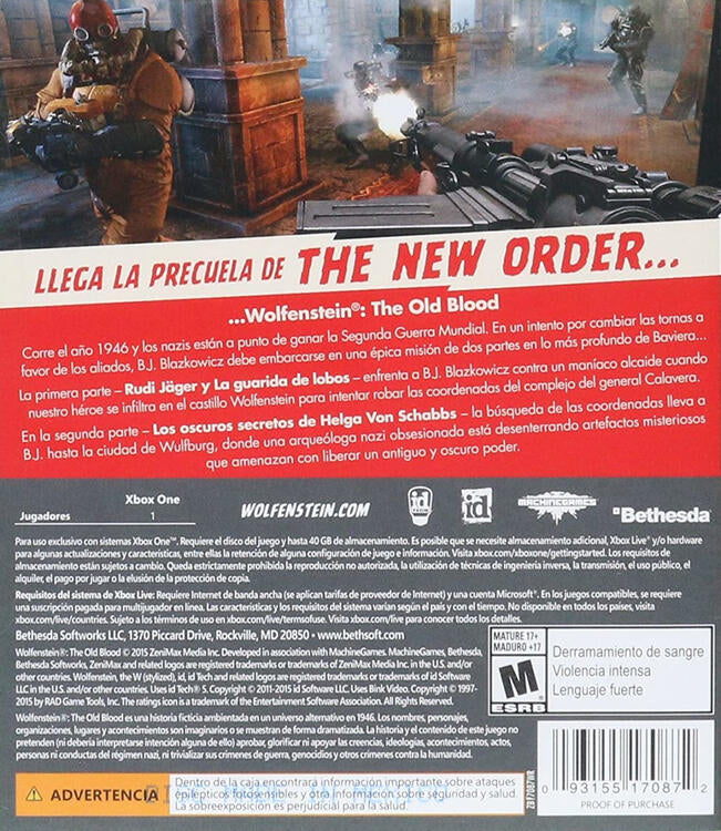 Wolfenstein: The Old Blood