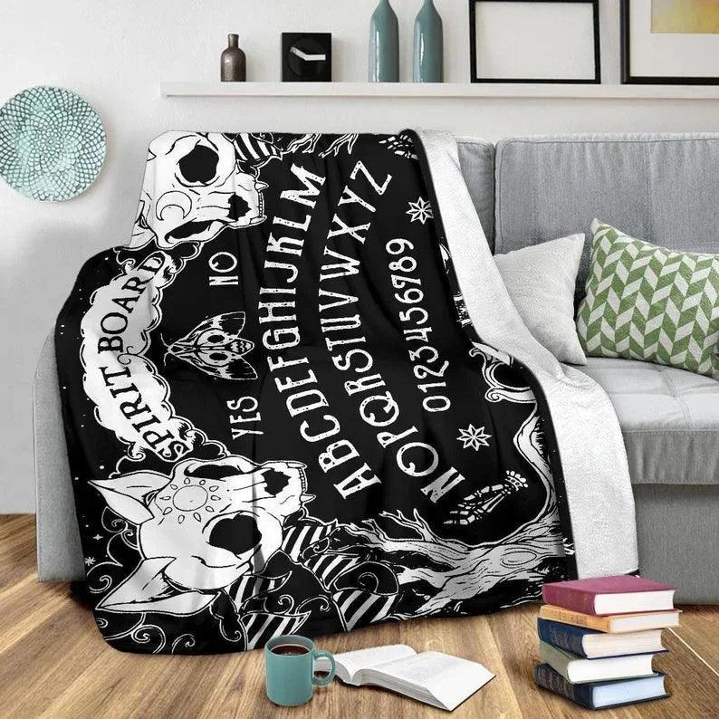 Halloween Witch Blanket Flannel Blanket EX-STOCK Canada