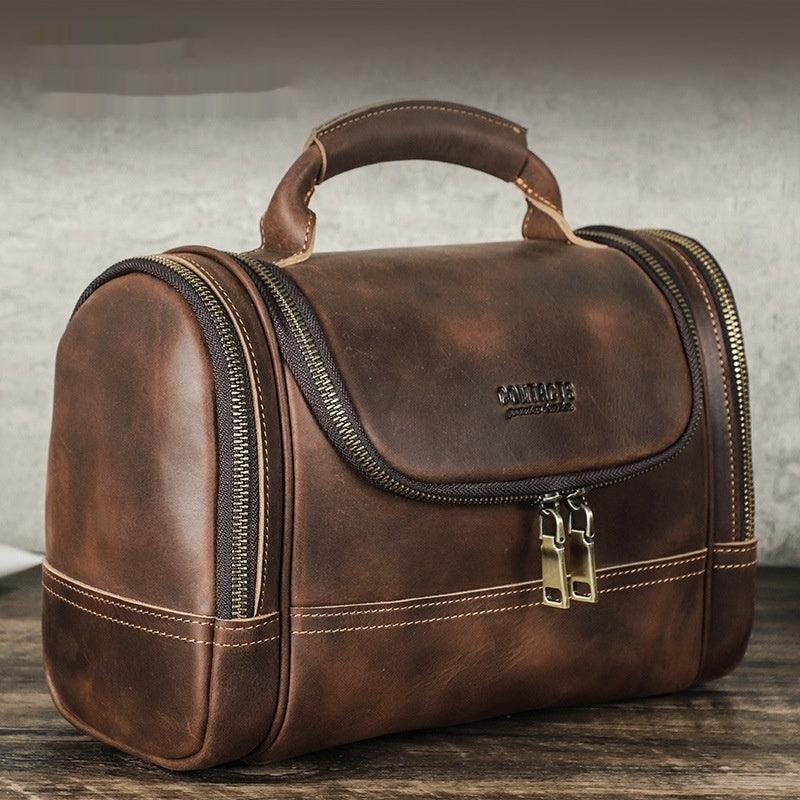 Vintage Cowhide Multi-Training Bag Portable Pouch | EX-STOCK Canada
