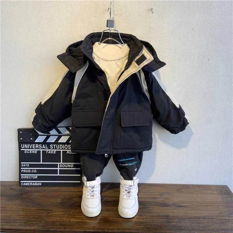 Boy Foreign-style Baby Winter Camouflage Padded Jacket - EX-STOCK Canada