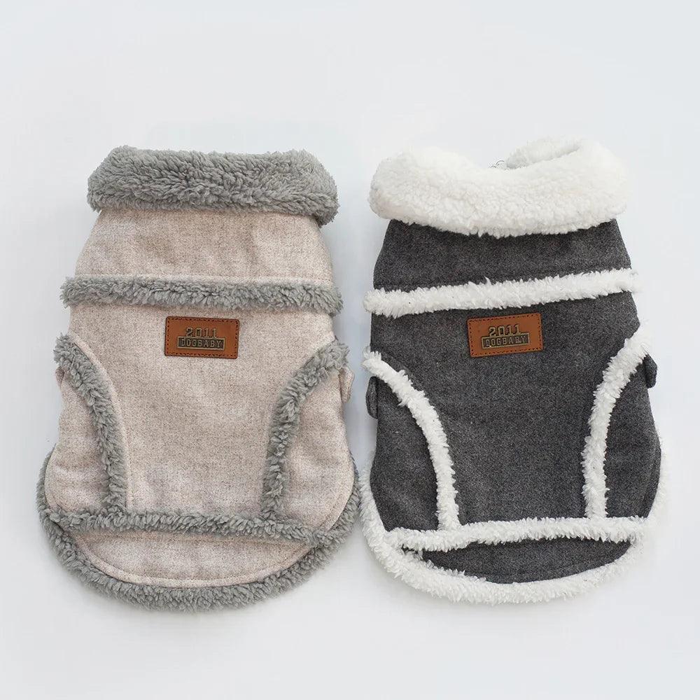 Dog Clothes Winter Pet Dog French Bulldog Jacket Thick Warm Dog Coat EX-STOCK Canada