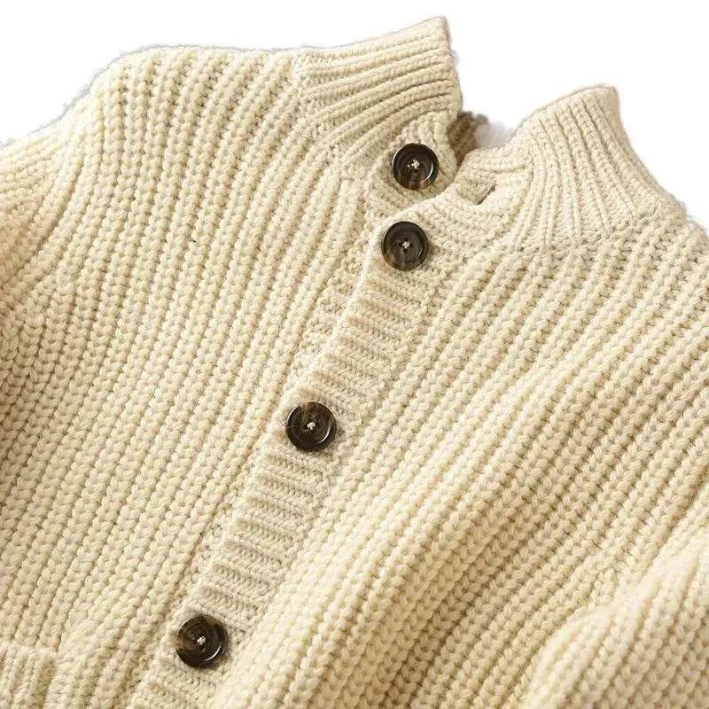 New Casual Winter Woolen Knitwear Cardigan Sweater For Men - EX-STOCK Canada