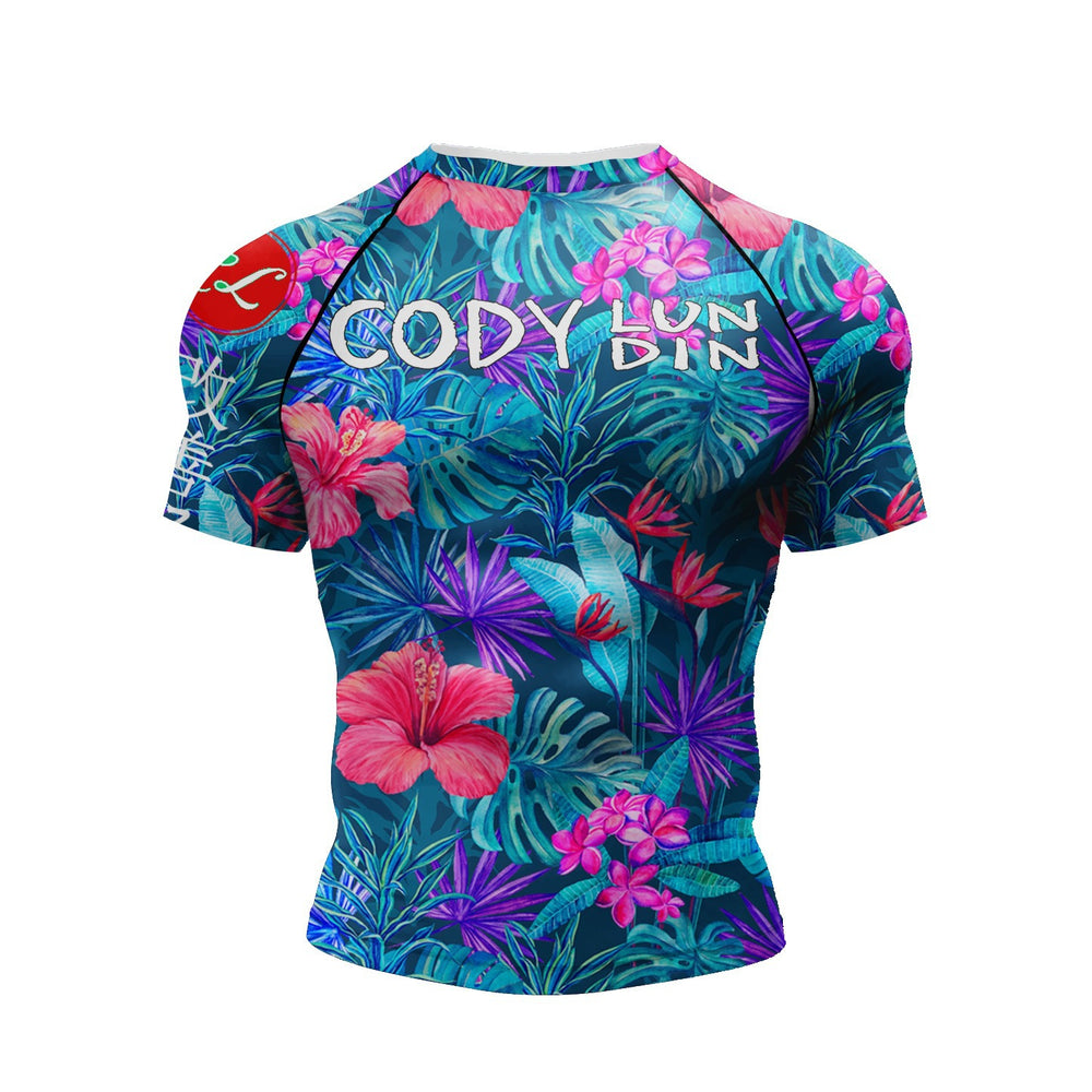 Men's 3D Digital Print Compression T-Shirt – Slim Fit Rash Guard | 13 Designs | Sizes S–4XL
