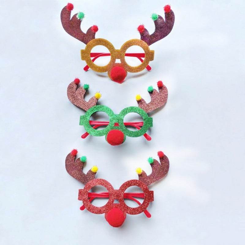 Christmas Creative Party Gathering Dress Up Glasses - EX-STOCK Canada