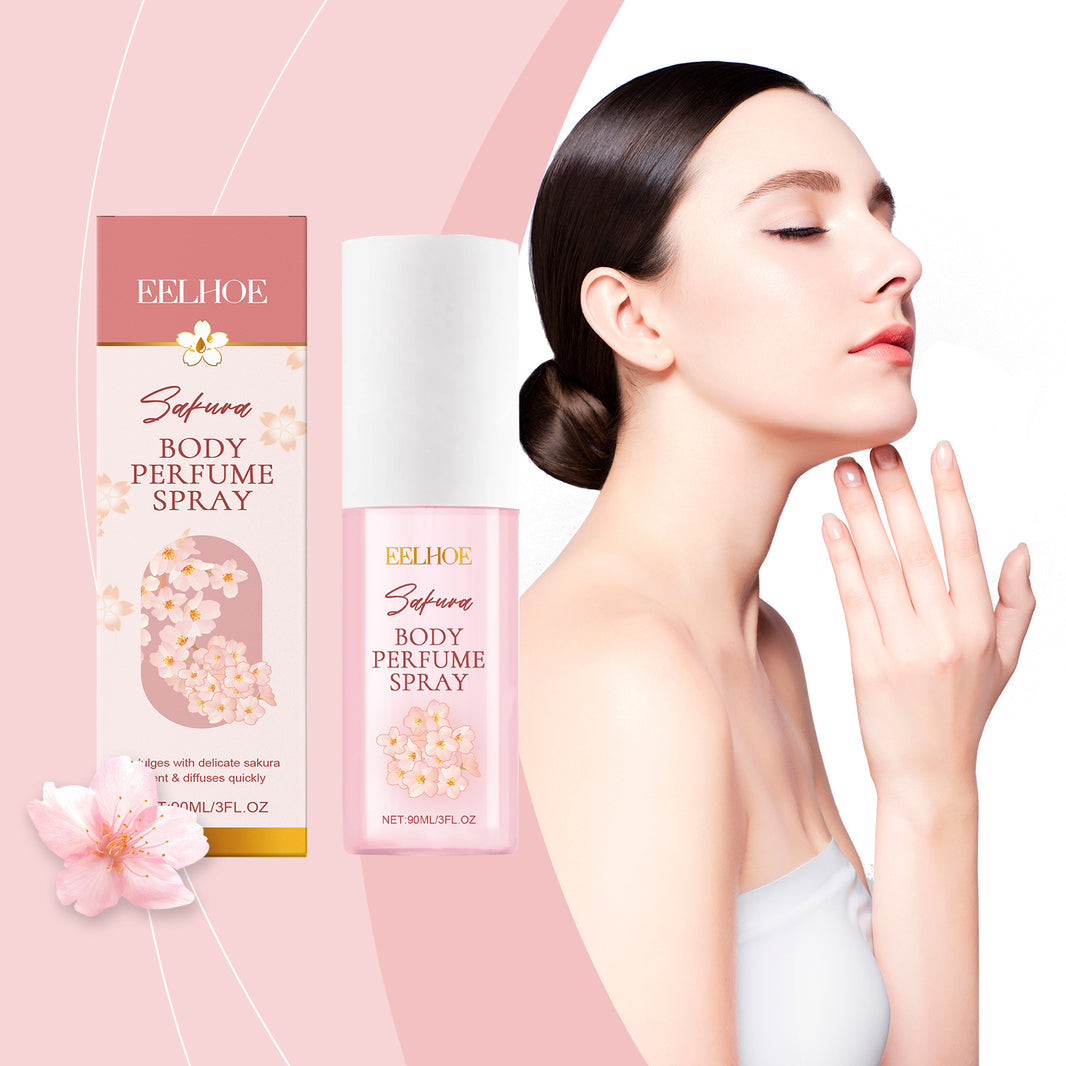 Spray Parfum Corporal Fleur de Cerisier Élégant Adoucissant pour la Peau - EX-STOCK Canada