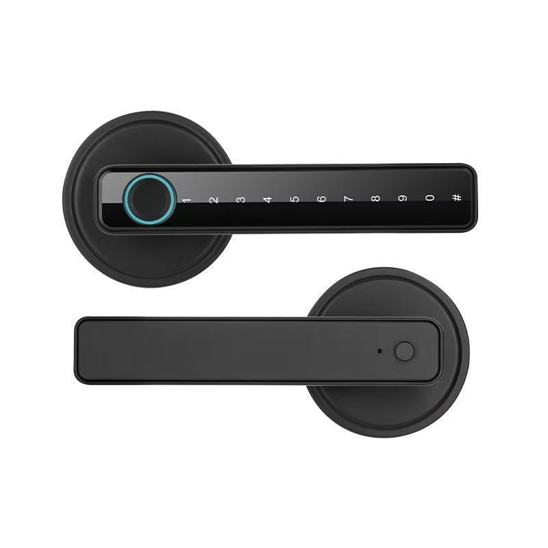 Bluetooth Smart Fingerprint Door Lock – Gold, Black & Gray 6
