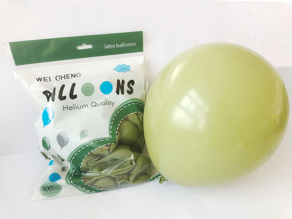 Light green Balloon Wedding & Birthday Party Decorations – Colourful Vintage Balloon Set