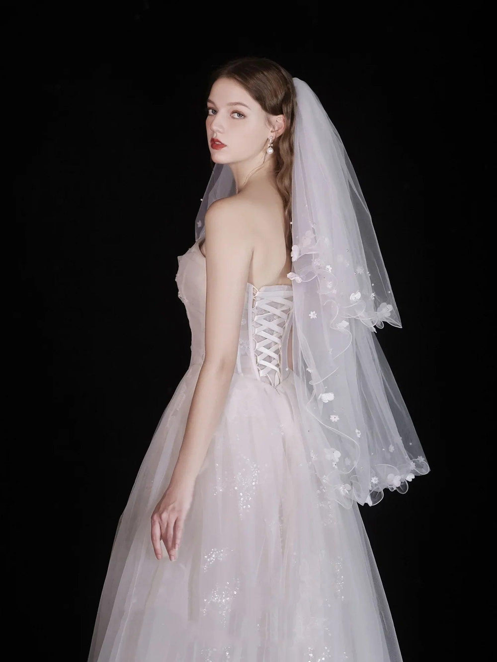 White Wedding Bridal Dress Light Yarn Dinner Tube Top Dress EX-STOCK Canada