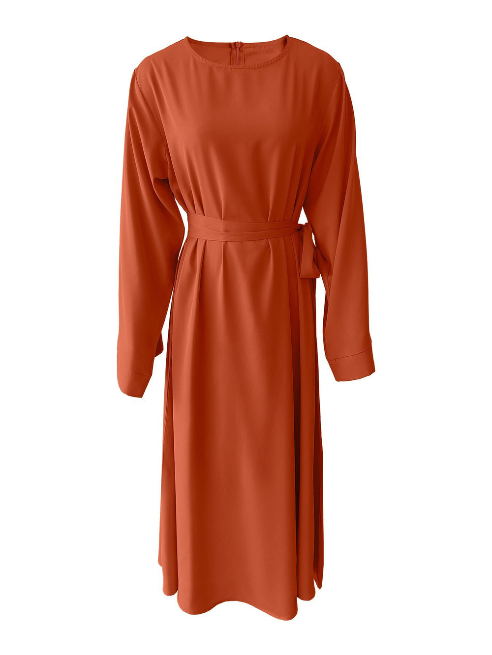 Robe musulmane grande taille à lacets pour femmes - EX-STOCK Canada
