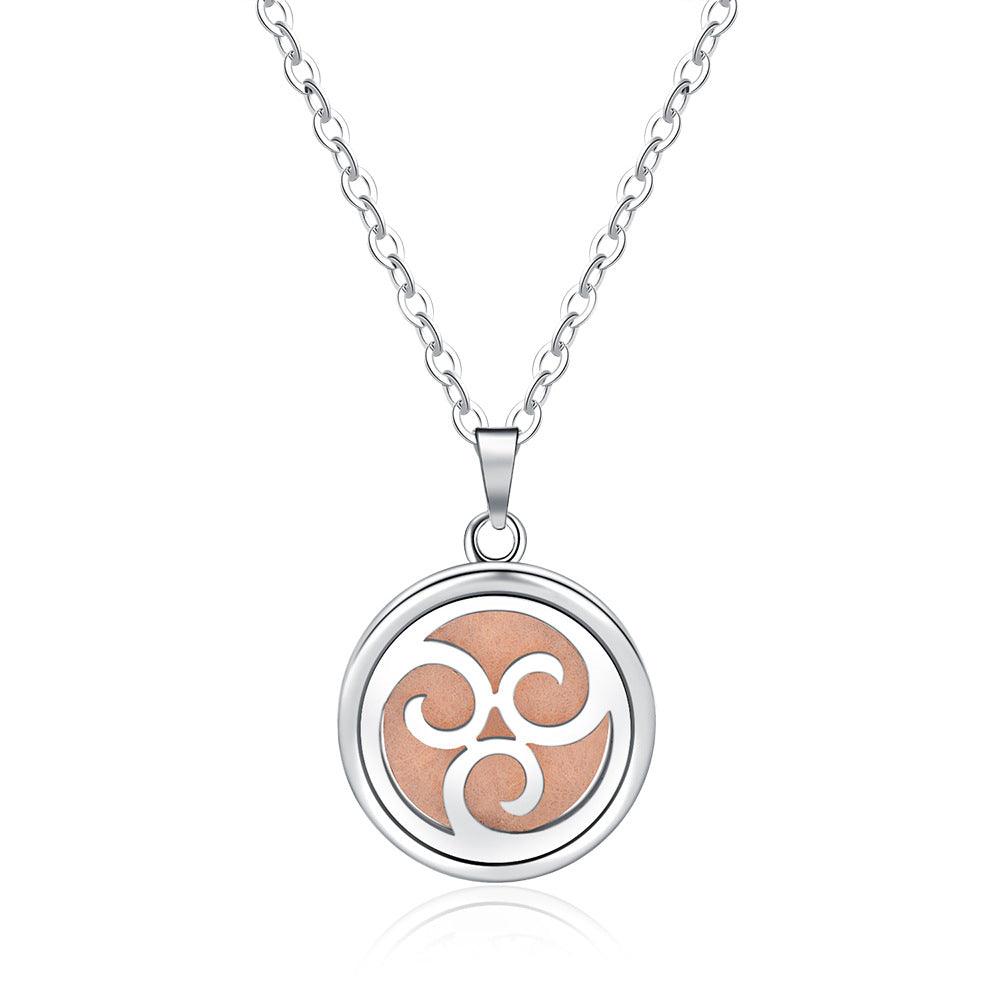 Collier Boîte à Parfum Ronde Creuse Ouverte - EX-STOCK Canada