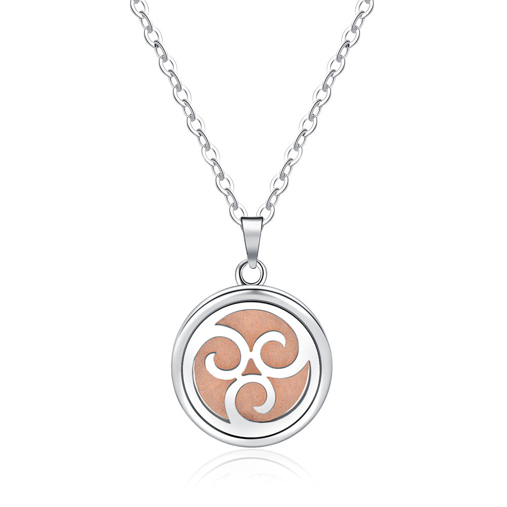 Collar con Caja de Perfume Redonda y Abierta - EX-STOCK Canada