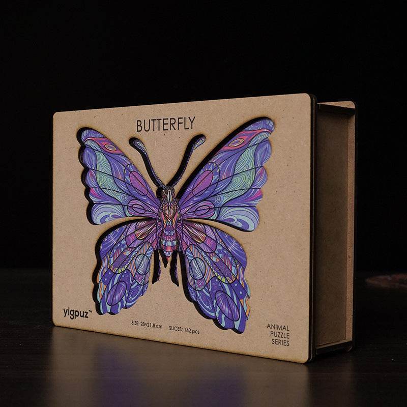 Animal Shaped Wooden Puzzle Play Toy for Kids 14 years above - EX-STOCK Canada