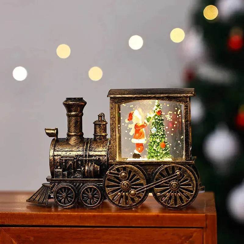 Christmas Gift Train Decoration Small Night Lamp - EX-STOCK Canada