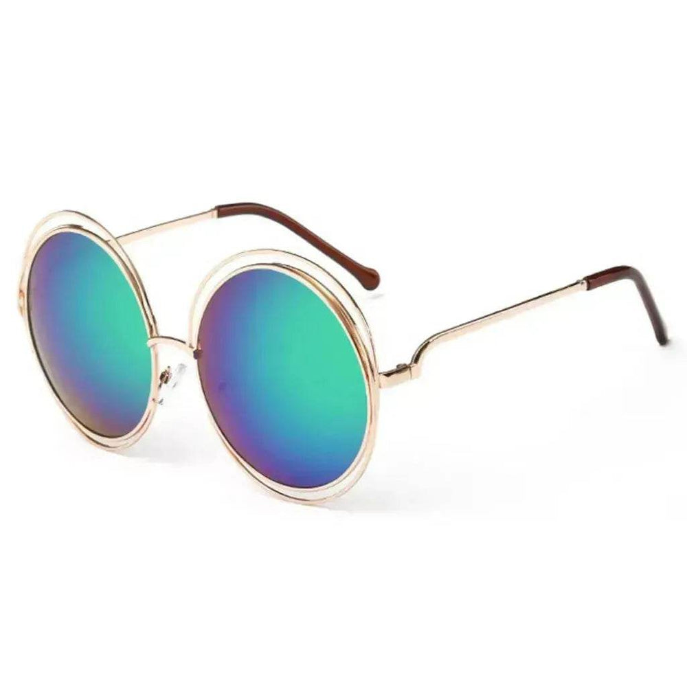 Large Frame Round Frame Unisex Sun Glasses True Film Ink Mirror Flat Light Mirror - EX-STOCK Canada