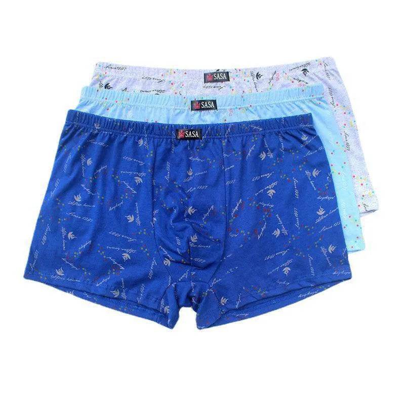 Men's Underpants Cotton 6 Pcs Printed Boxer Mid Waist underwear - EX-STOCK Canada