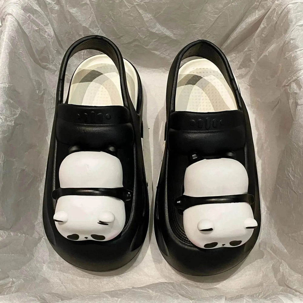 2025 Cute Slipper With Panda Lamp Summer Croc Sandals Femme Light Funny Woman Casual Home Slippers Shoes - EX-STOCK Canada