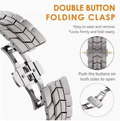 Replaceable Stainless Steel Chain Watch Strap Suitable For Apple IWatch - EX-STOCK Canada