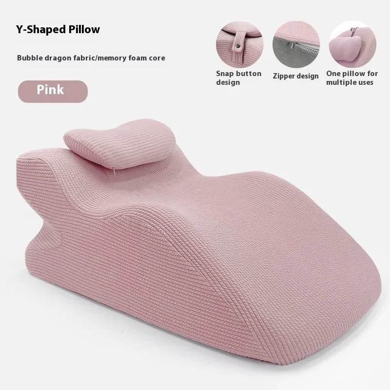 Sleeping Y-shaped Pillow Bed Watch Mobile Phone Memory Foam Pillow Neck Protector - EX-STOCK Canada