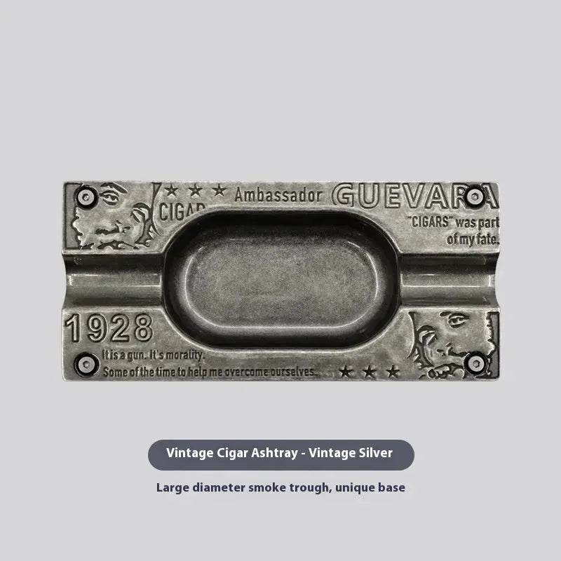 Metal Gold and Silver 2 slot Cigar Ashtray - EX-STOCK Canada