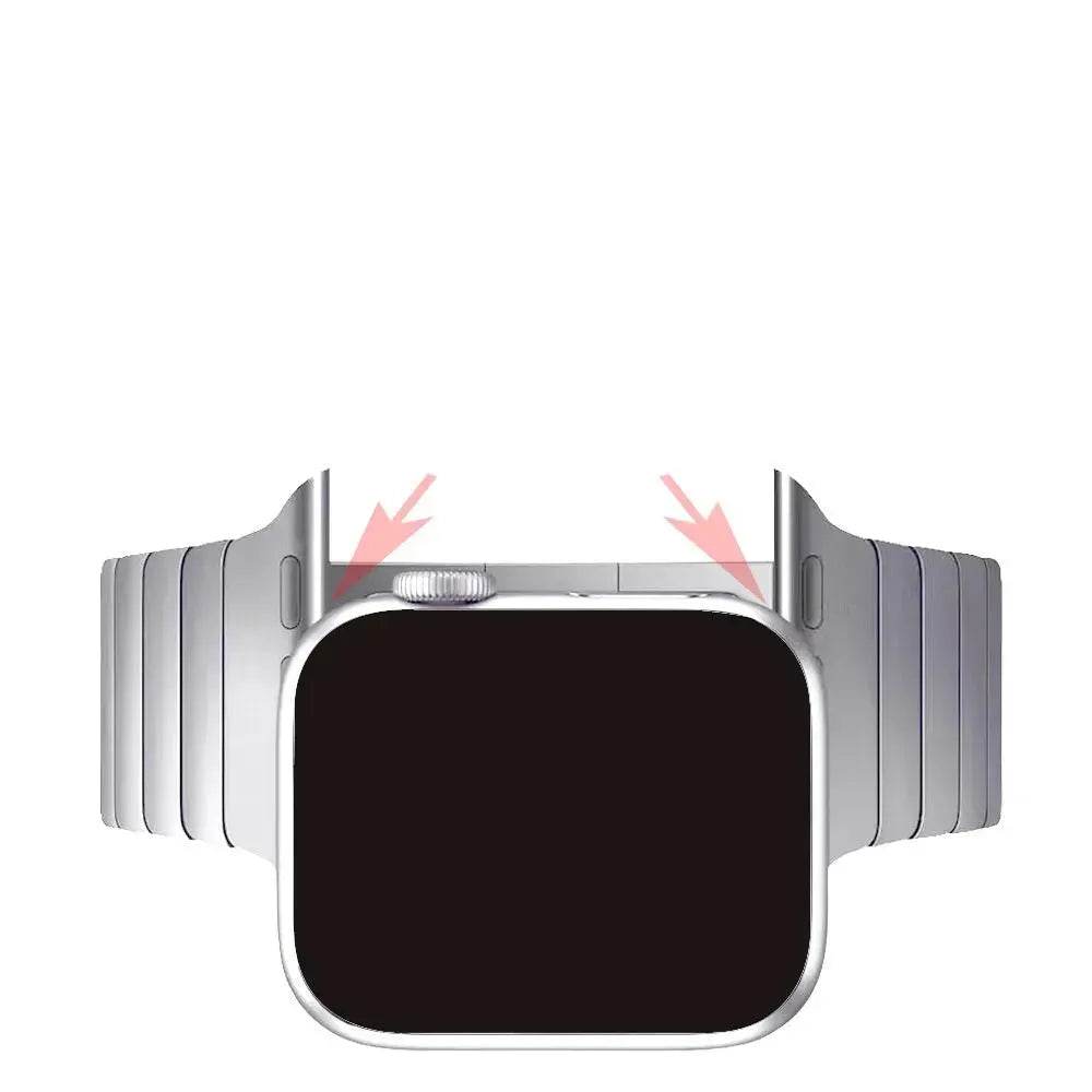 Private Model Chain Strap Stainless Steel Replaceable Apple iwatch strap - EX-STOCK Canada