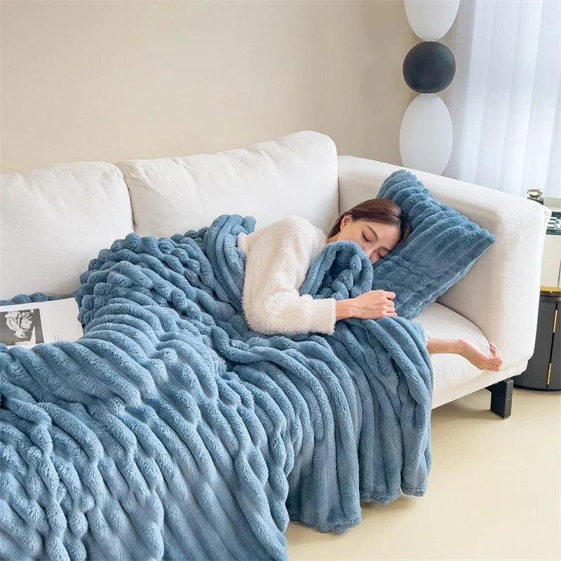 Blanket Heavy Weight Flannel Blanket EX-STOCK Canada