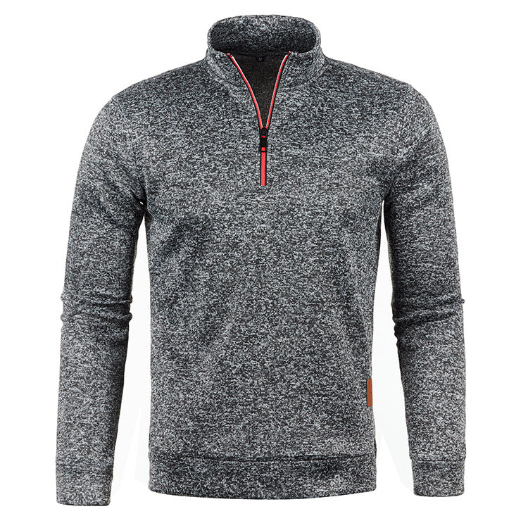 Autumn And Winter Men's Neckline Zipper Sweater | EX-STOCK product gallery photo 7