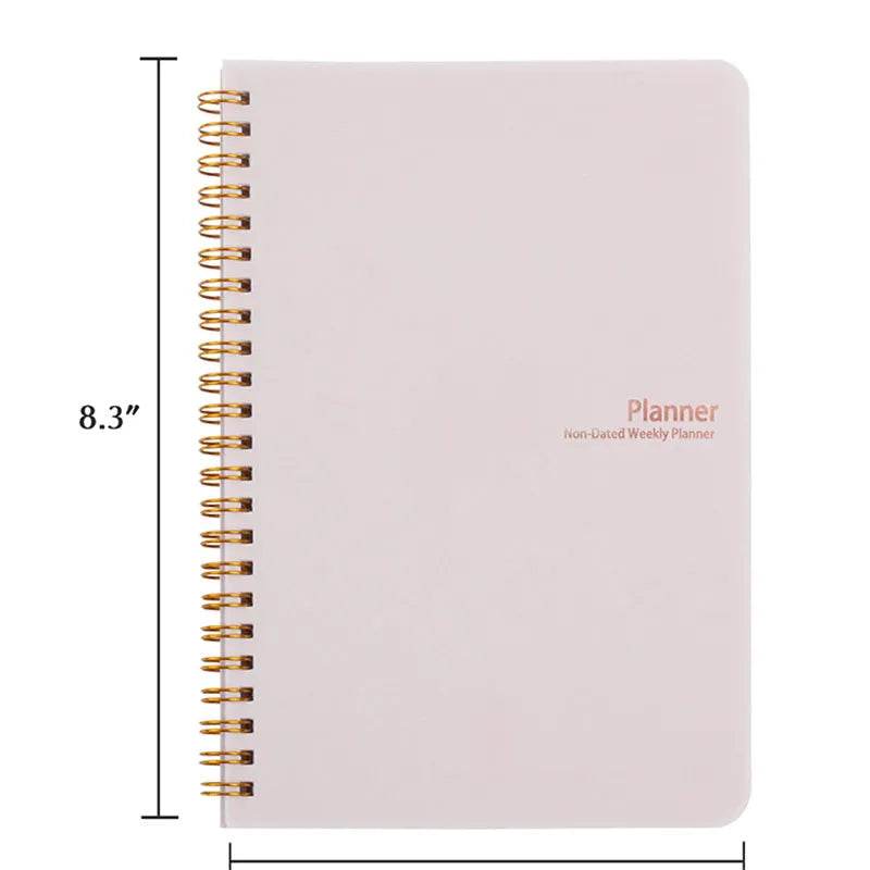 Non Dated Daily Weekly Monthly Planner Agenda Notebook Diary - EX-STOCK Canada