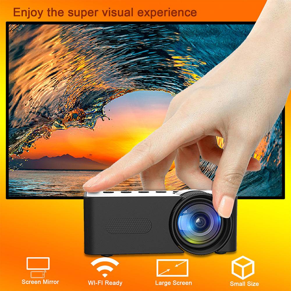 YT100 Mini Phone projector HD Home Wireless Mini Smartphone Projector - EX-STOCK Canada