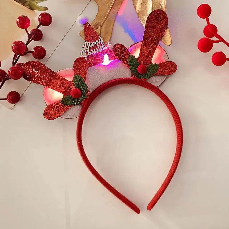 Christmas With Light Headband Snowflake Women's - EX-STOCK Canada