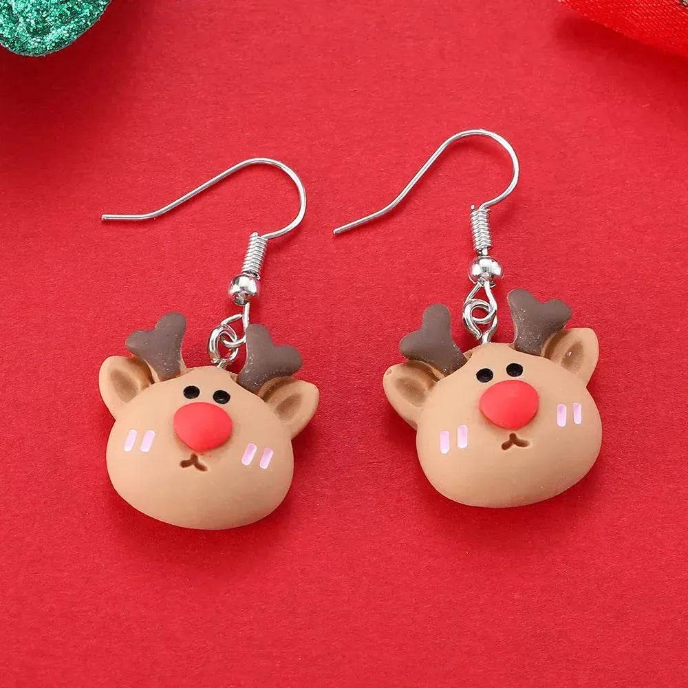Creative Cartoon Christmas Earrings Fashion - EX-STOCK Canada