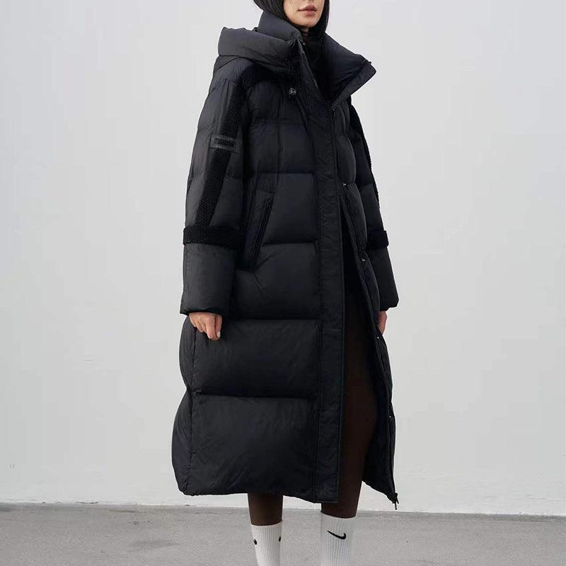 Down Jacket Winter Women's Mid-length Thick Coat - EX-STOCK Canada