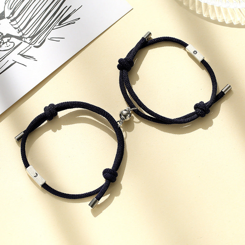 Alloy Sun And Moon Couple Bracelets A Pair - EX-STOCK Canada