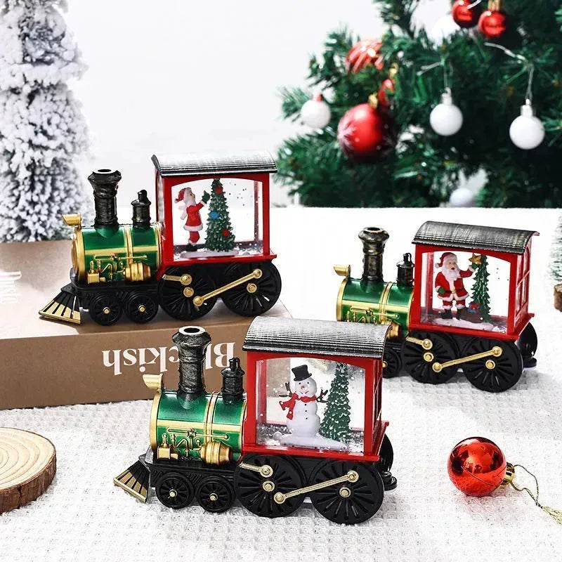 Christmas Gift Train Decoration Small Night Lamp - EX-STOCK Canada