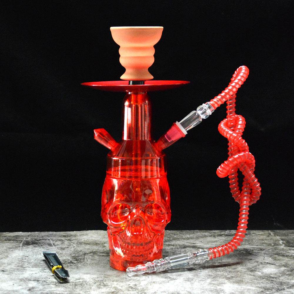 Arabian Acrylic Hookah With Illuminated Skull - EX-STOCK Canada