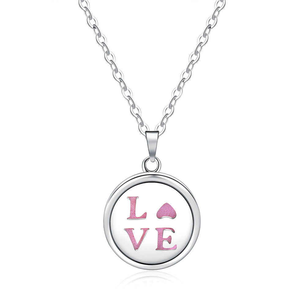 Collar con Caja de Perfume Redonda y Abierta - EX-STOCK Canada