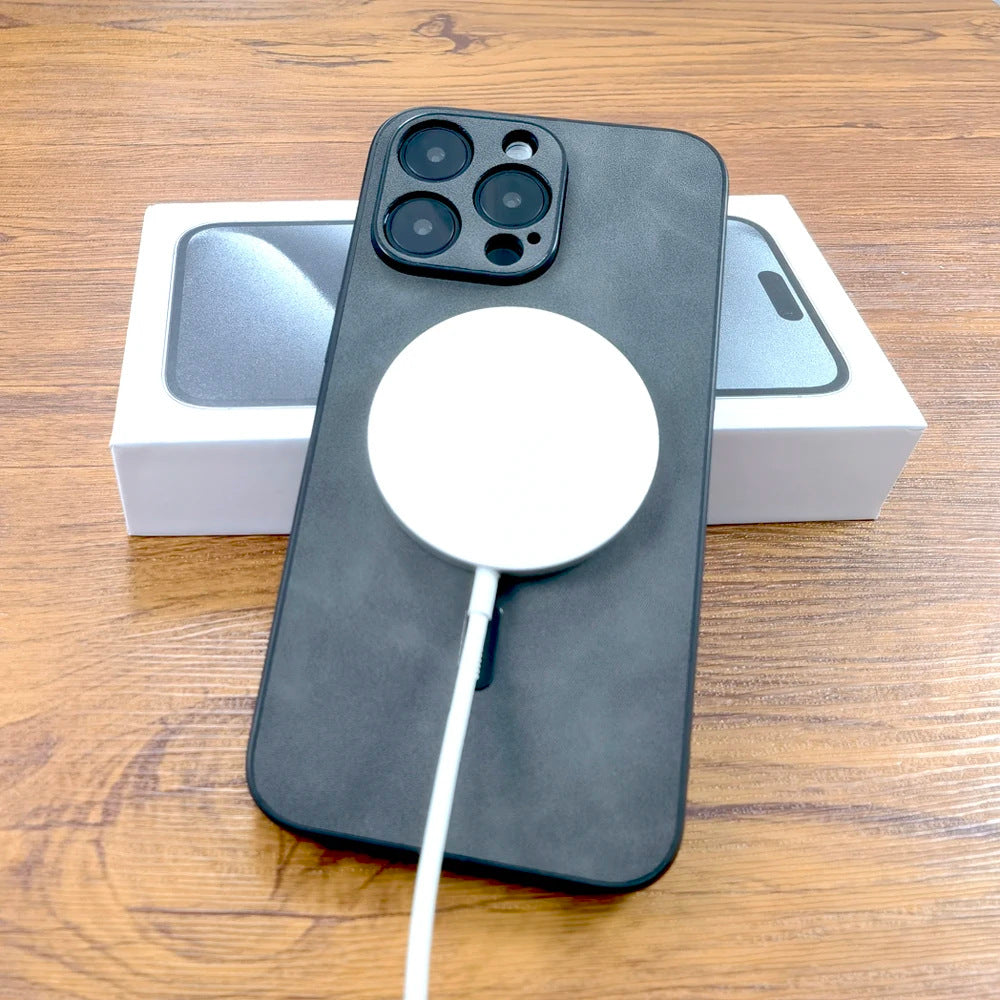 Magnetic Sheepskin Pattern Mobile Phone Protective Case EX-STOCK Canada