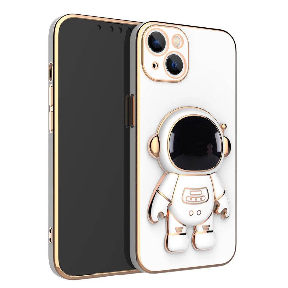 3D Astronaut Phone Case Anti-Drop Electroplating Bracket - EX-STOCK Canada