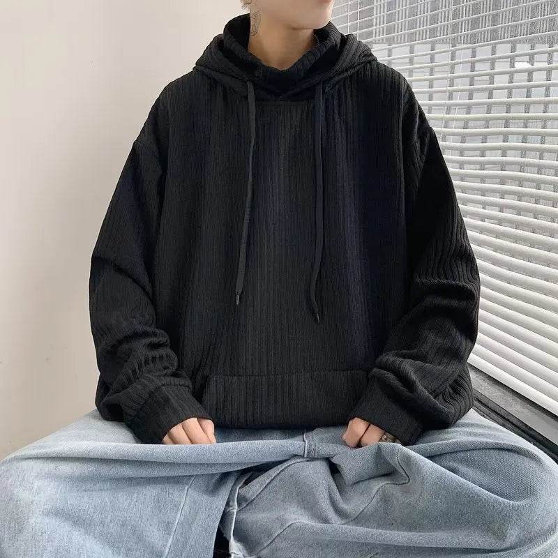 American Oversized Drawstring Turtleneck Hoodie Sweatshirt Men - EX-STOCK Canada
