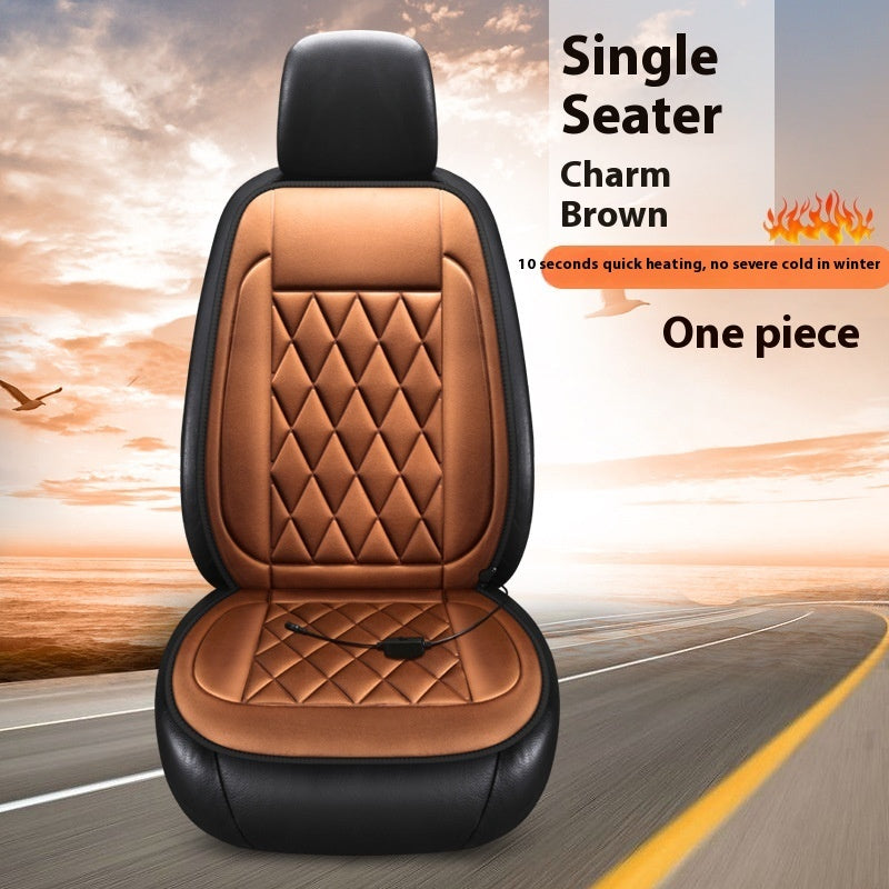 Winter Solid Color Car Plush Warm Cushion | EX-STOCK product gallery photo 9