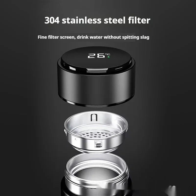 Smart Temperature Display High-grade Insulated Bottle Portable Large Capacity EX-STOCK Canada