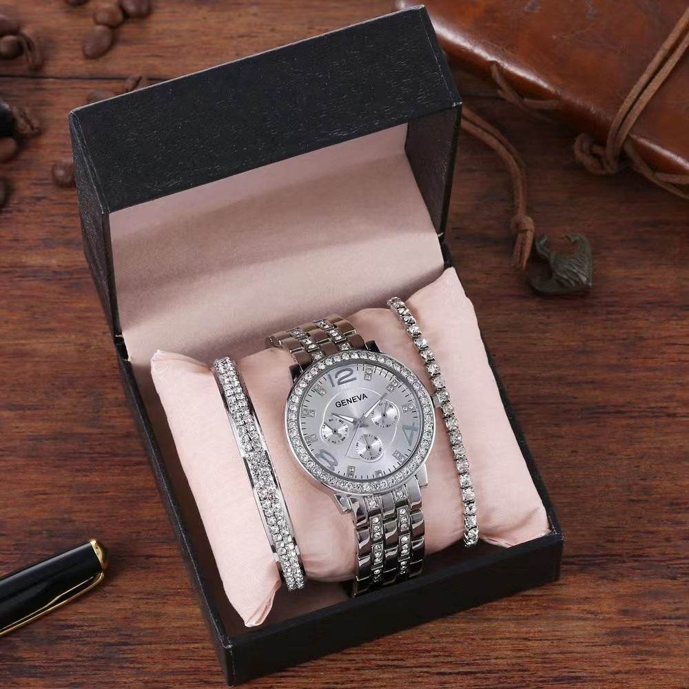Unisex Three-piece Bracelet Watch for women - EX-STOCK Canada