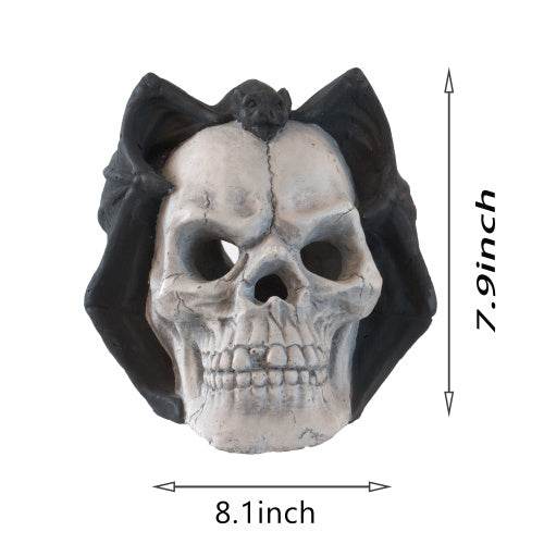 Fire Pit Demon Skull Gas Log For Ventless Vent Free, Propane, Gel, Ethanol, Electric, Outdoor Fireplace And Fire Pit, Halloween Decor - Patent Pending - EX-STOCK Canada