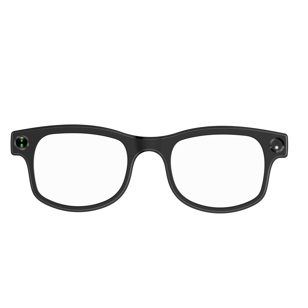 8MP smart camera glasses with touch and physical controls