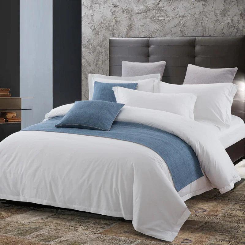 Hôtel Produit Textile Housse de Couette Simple Housse de Couette en Coton 60 Satin Couette Hôtel Thème LiterieEX-STOCK Canada