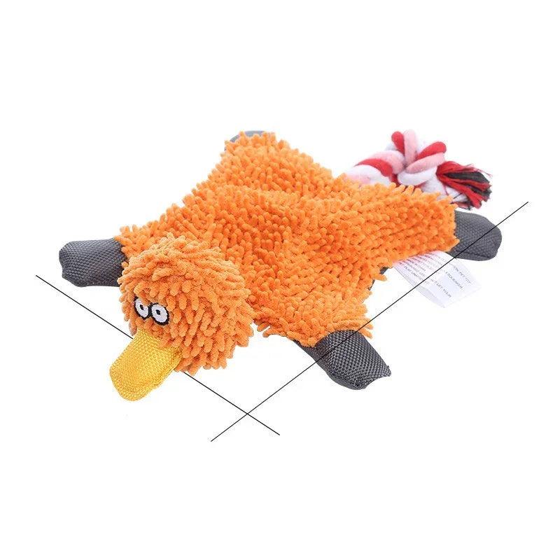 Pet Toy Donkey Shape Corduroy Chew Toy For Dogs Puppy Squeaker Squeaky Plush Bone Molar Dog Toy Pet Training Dog EX-STOCK Canada