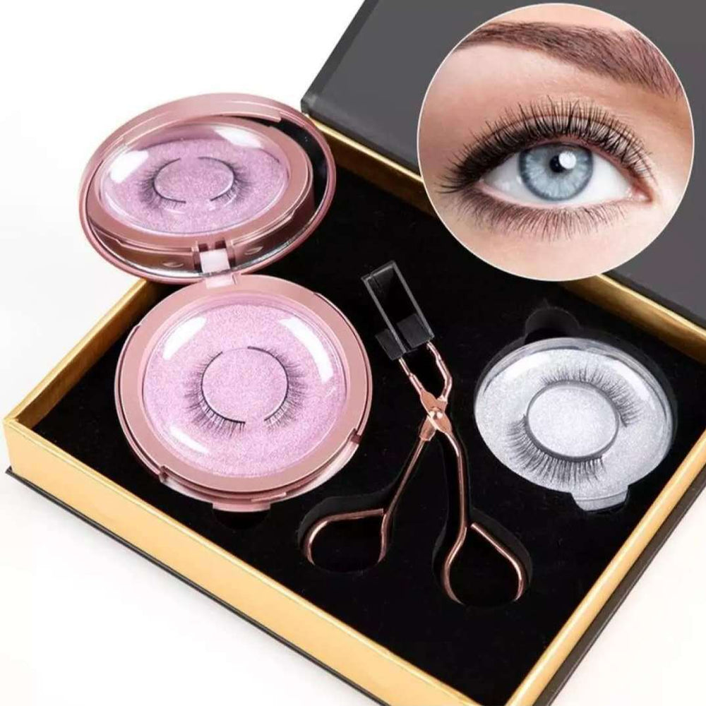 Reusable Magnetic Self-Adhesive Eyelashes No Eyeliner Or Glue Needed False Lashes Stable And Easy To Put On Natural Look And Waterproof Fake Eyelashes EX-STOCK Canada