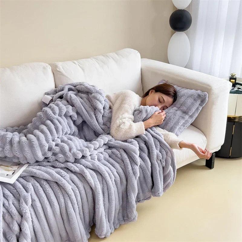 Blanket Heavy Weight Flannel Blanket EX-STOCK Canada