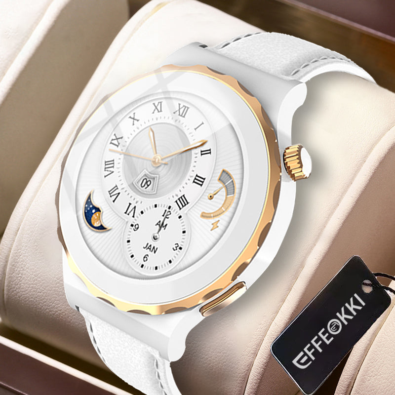 HW3 Mini Bluetooth Calling Smartwatch – Silver & Gold