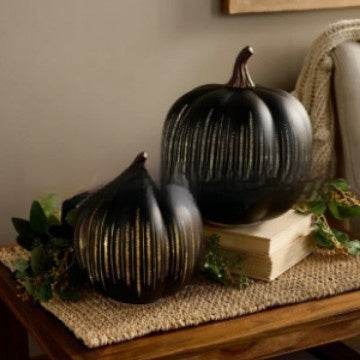 Starry Night Glass Halloween Pumpkin Decoration - EX-STOCK Canada