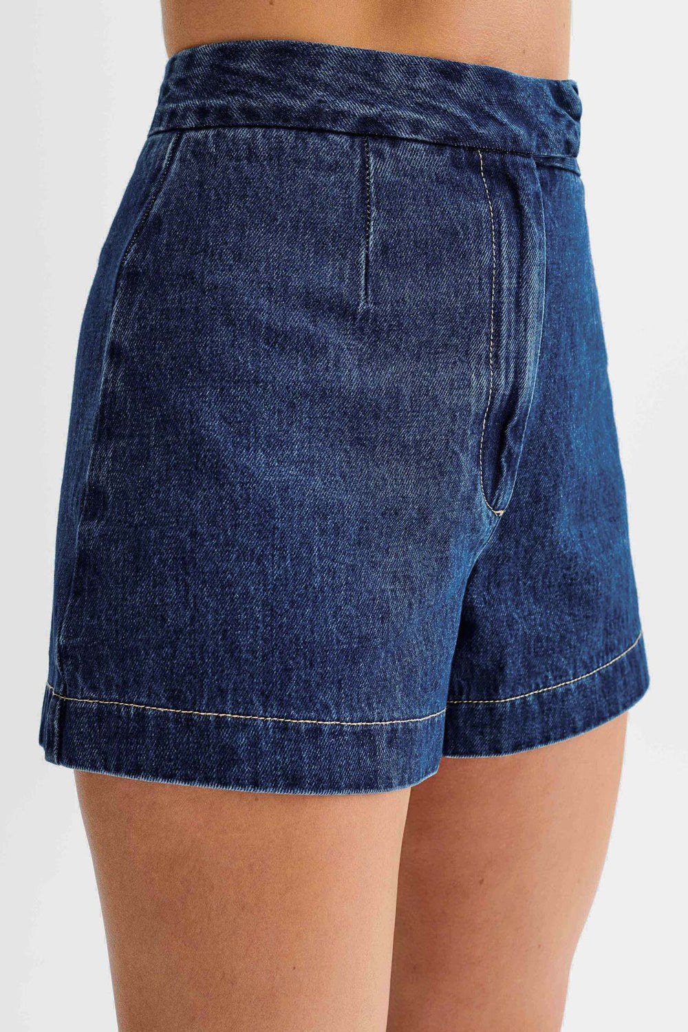Ensemble pour femmes décontracté en denim sans manches